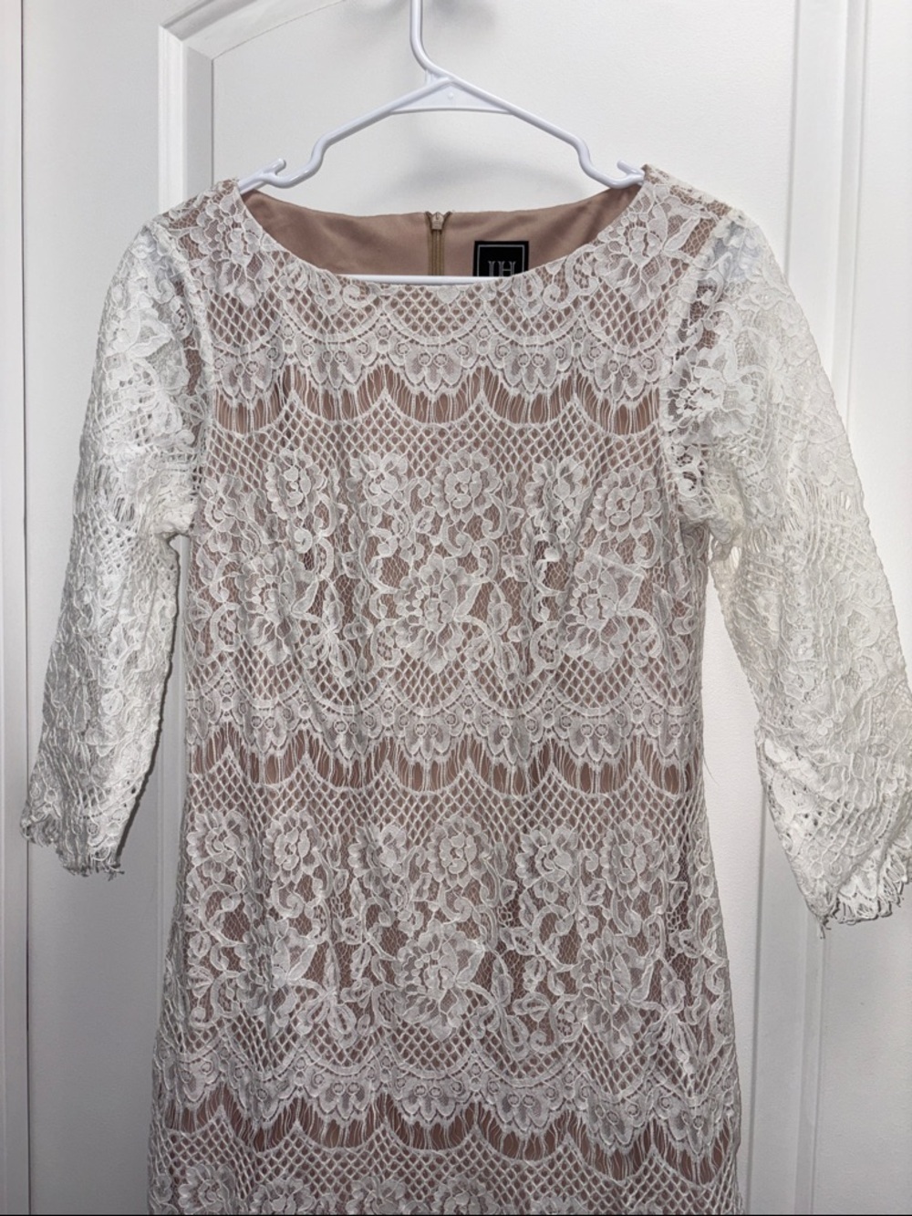 Jessica Howard Lace Boho Midi Dress - Size 6 - Picture 5 of 12